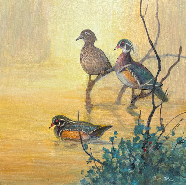 Wood Ducks by Floy Zittin, Image 1.