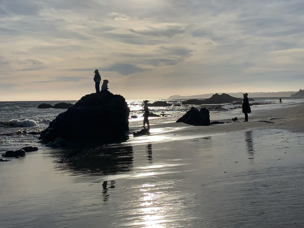 At the Beach by Anat Ambar