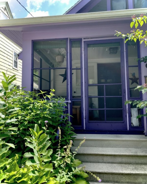 Purple Doors by Anat Ambar