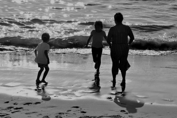 At the Beach by Anat Ambar