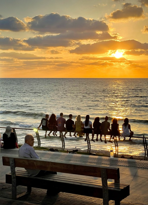 Tel Aviv Sunset by Anat Ambar