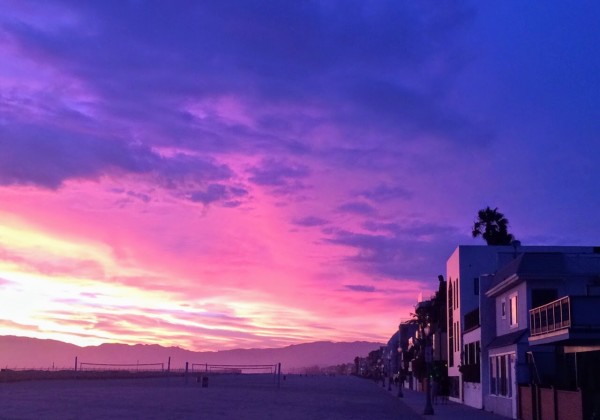 Sunset in Venice Beach by Anat Ambar