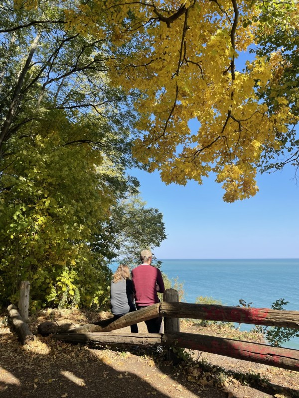 Viewing Lake Michigan by Anat Ambar