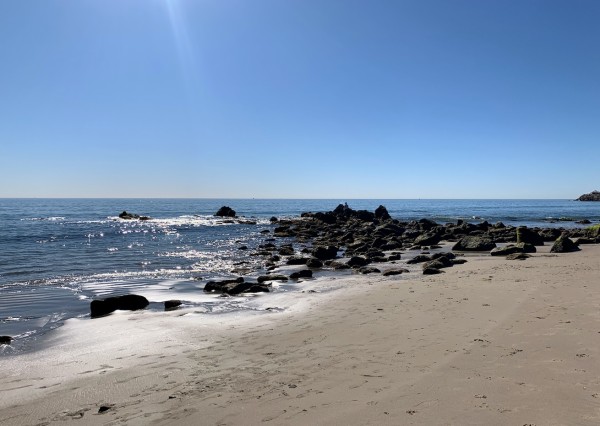 Rocky beach by Anat Ambar