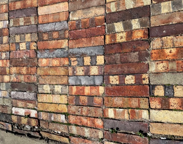 Colorful Brick Wall by Anat Ambar