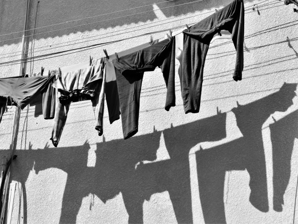 Laundry Shadows by Anat Ambar