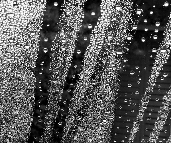 Rain Drops on Window Shield by Anat Ambar