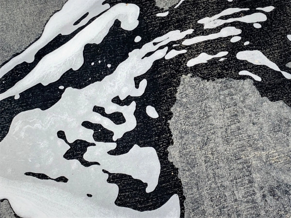 Oil and Soap On Pavement by Anat Ambar