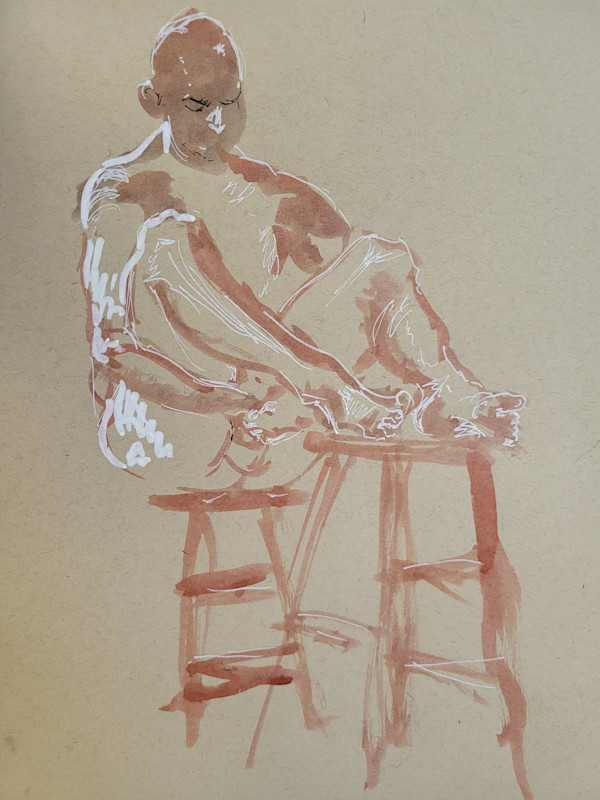 life drawing by Brianna Kelly