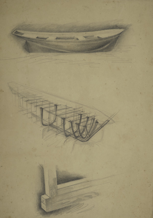 Untitled (Inner Boat Frame Study) by Michael Lester