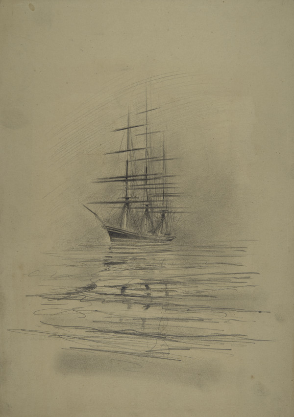 Untitled (‘Cutty Sark’ Ship Study) by Michael Lester