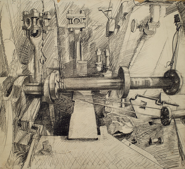 Untitled (Removal of Tail Shaft) by Michael Lester