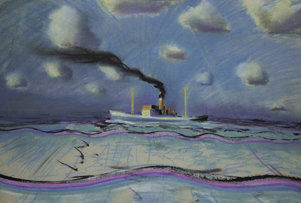 Untitled (Ship on the Horizon) by Michael Lester