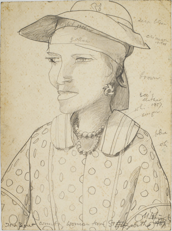 Untitled (Dora Beret, Country Woman From St. Elizabeth) by Michael Lester