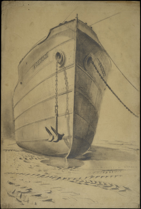 Untitled (SS Poznań, Bow View) by Michael Lester