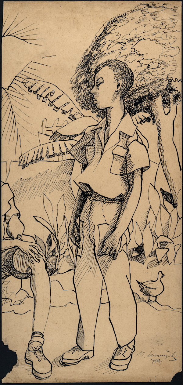 Untitled (Boy in Profile) by Michael Lester