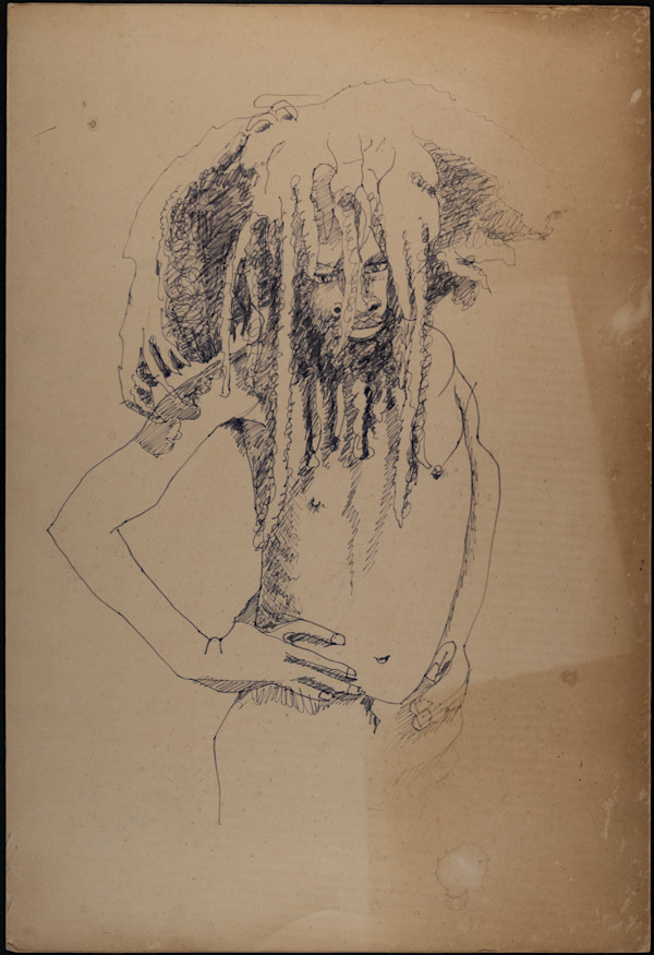 (Untitled) Figure with Dreadlocks by Michael Lester, Image 1.