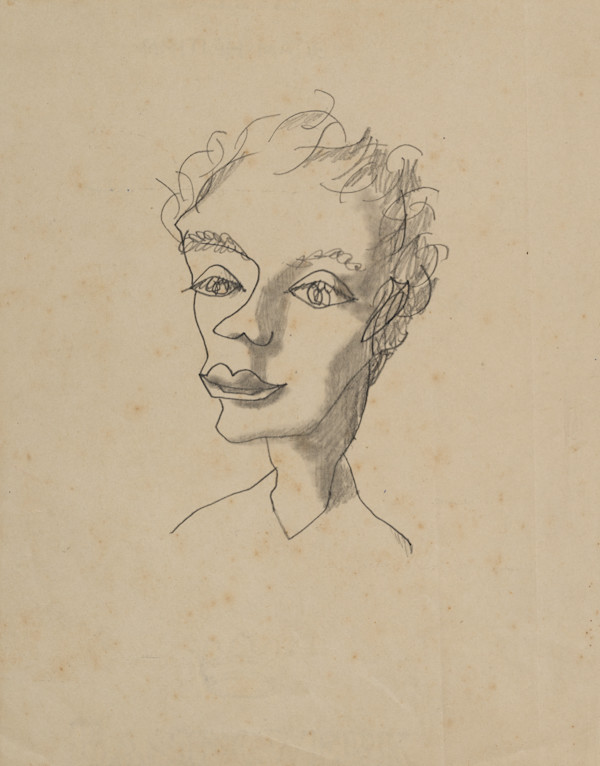 Untitled (Head of a Smiling Man) by Michael Lester