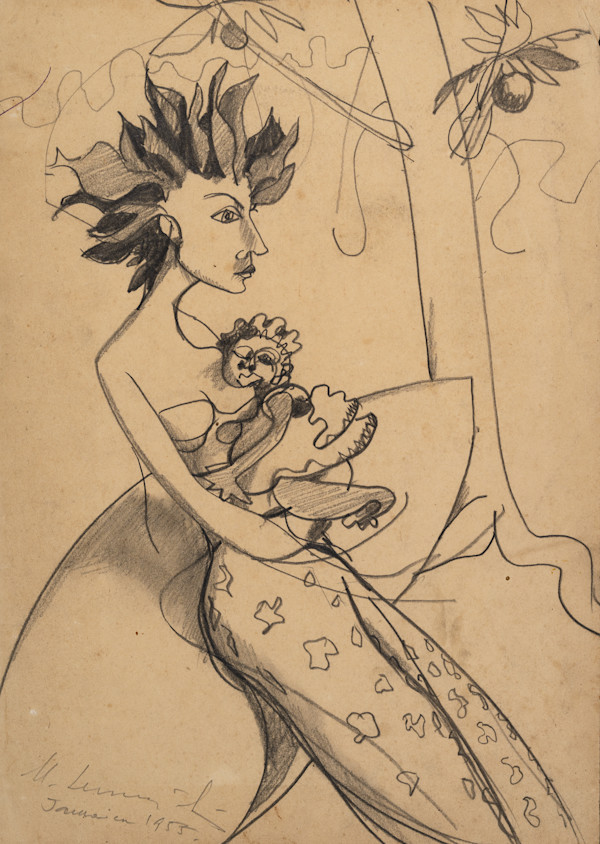 Untitled (Woman Holding Baby) by Michael Lester