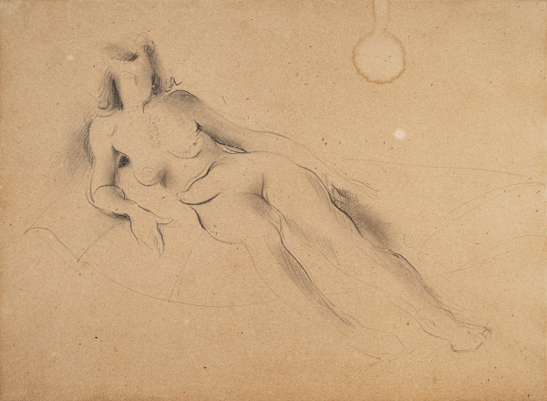 Untitled (Reclining Nude I) by Michael Lester