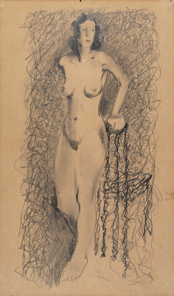 Untitled (Standing Nude Woman) by Michael Lester