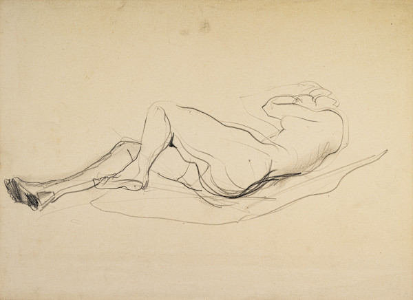 Untitled (Sleeping Nude Study I) by Michael Lester