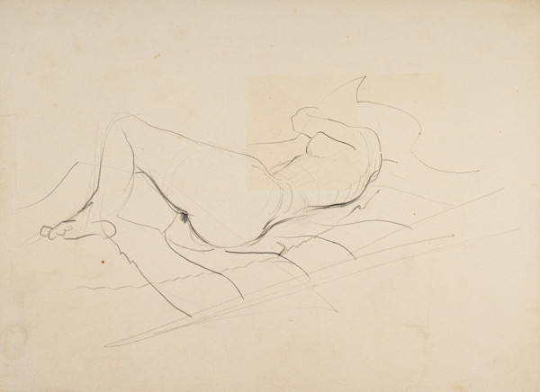 Untitled (Sleeping Nude Study II) by Michael Lester