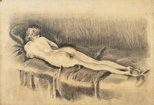 Untitled (Reclining Nude Woman II) by Michael Lester