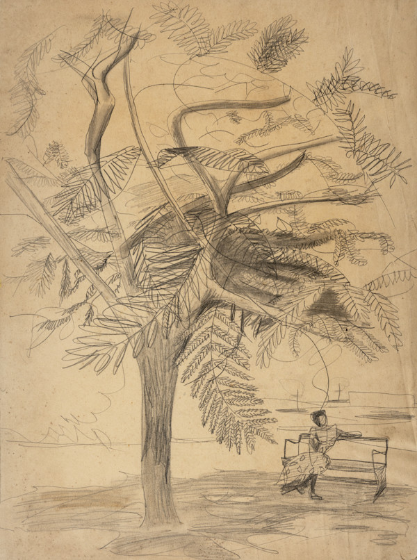 Untitled (With Jackie in Slope Gardens, Sunday Afternoon) by Michael Lester