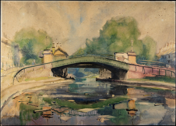 Untitled (Bridge Over River) by Michael Lester