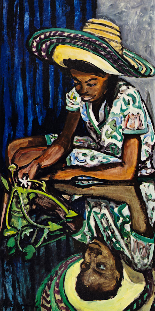 Girl with Water Lilly by Michael Lester, Image 1.