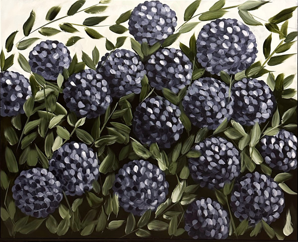 Blue Hydrangeas #7 | Framed by amanda rubenstein