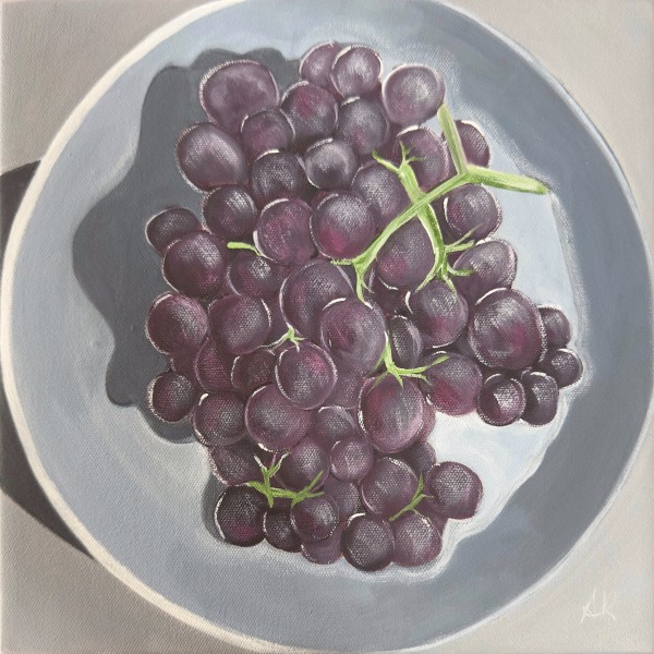 Bowl Of Grapes | Framed by amanda rubenstein