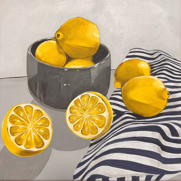 Bowl Of Lemons #3 | Framed by amanda rubenstein