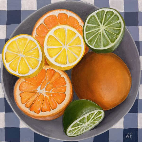 Citrus In Bowl | Framed by amanda rubenstein