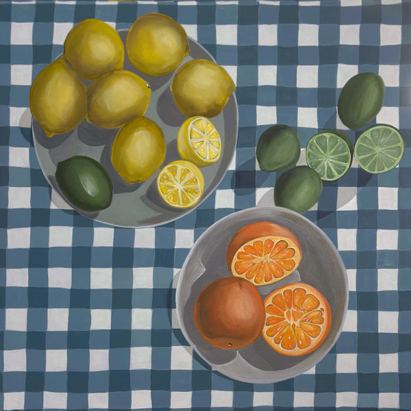 Citrus On Table | Framed by amanda rubenstein