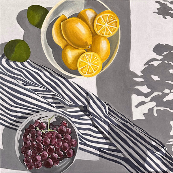 Citrus and Grapes #3 | Framed by amanda rubenstein