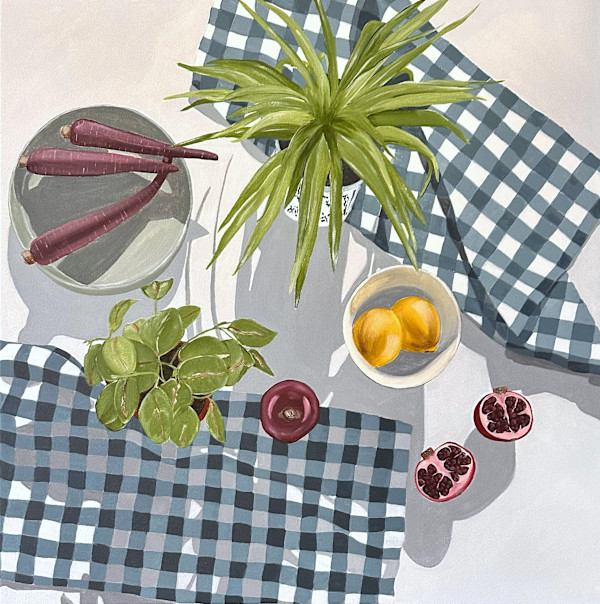 Two Pot Plants | Framed by amanda rubenstein