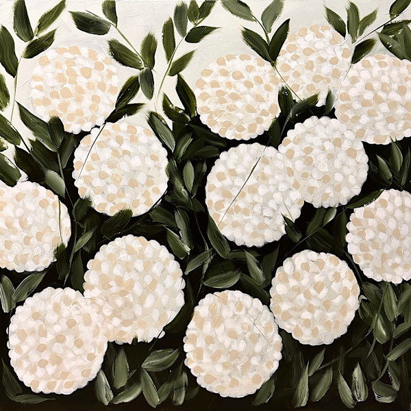 White Hydrangeas #2 | Framed by amanda rubenstein, Image 1.
