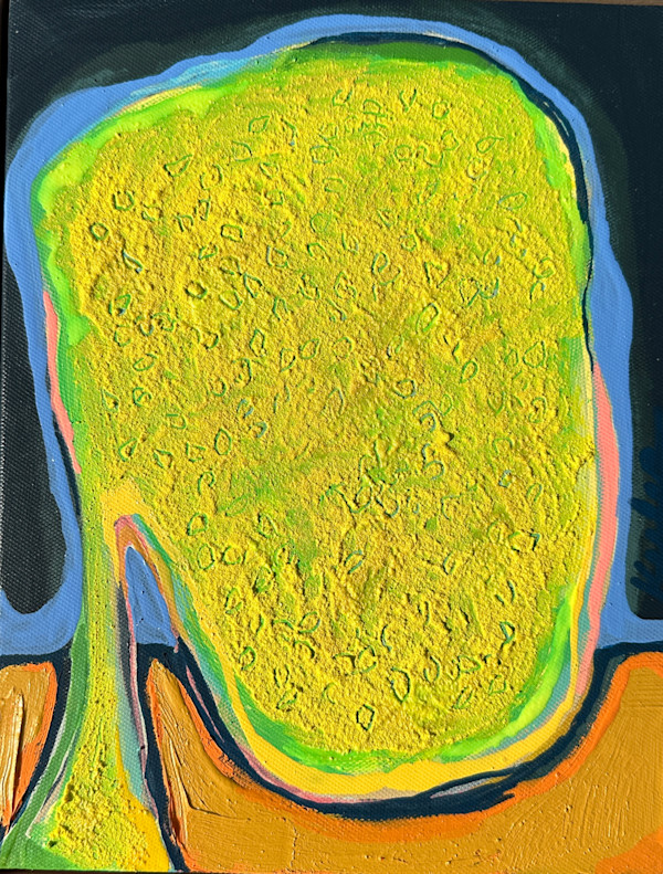Memory Map #8 (Palo Verde Tree in Bloom) by Lynda Keeler