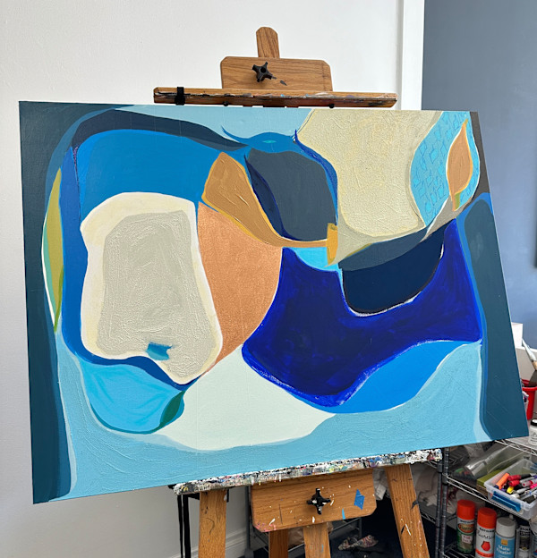 Road Map #165 (Indian Canyon Pools) by Lynda Keeler