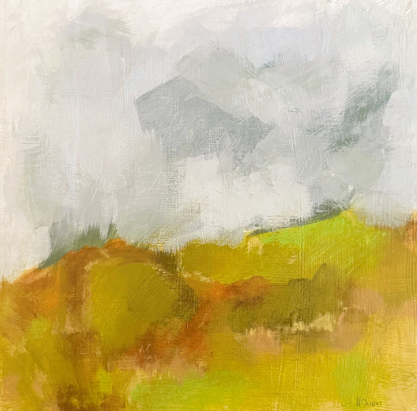 Abstract Landscape (under cloudy skies) by Heather Duris