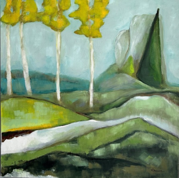 At the Edge of the Aspen Grove by Heather Duris