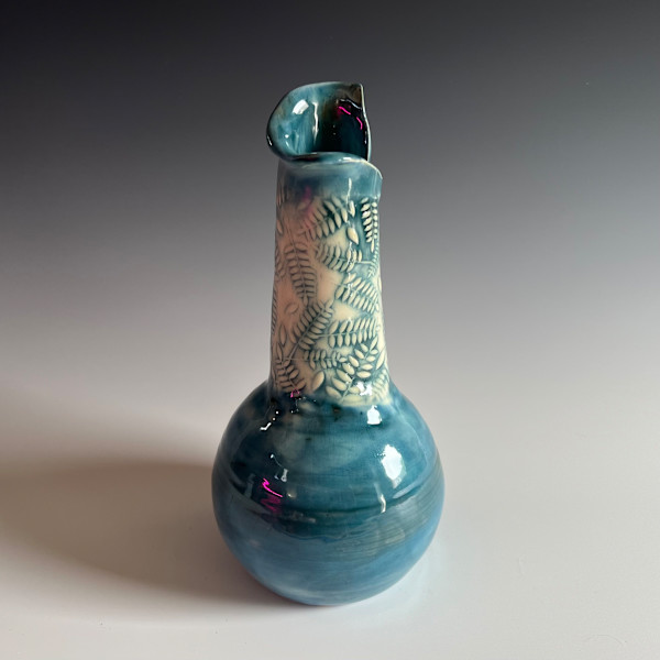 Bud vase #1 in Ocean Blue by Kristin Bernhardt Conrad
