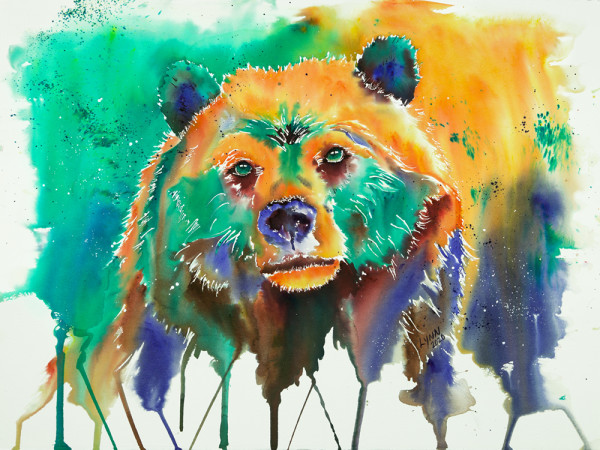 Green Grizzly by Lynn Shield