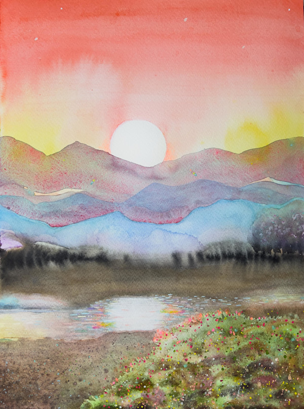 Coral Sunset by Laura Ball, Image 6.