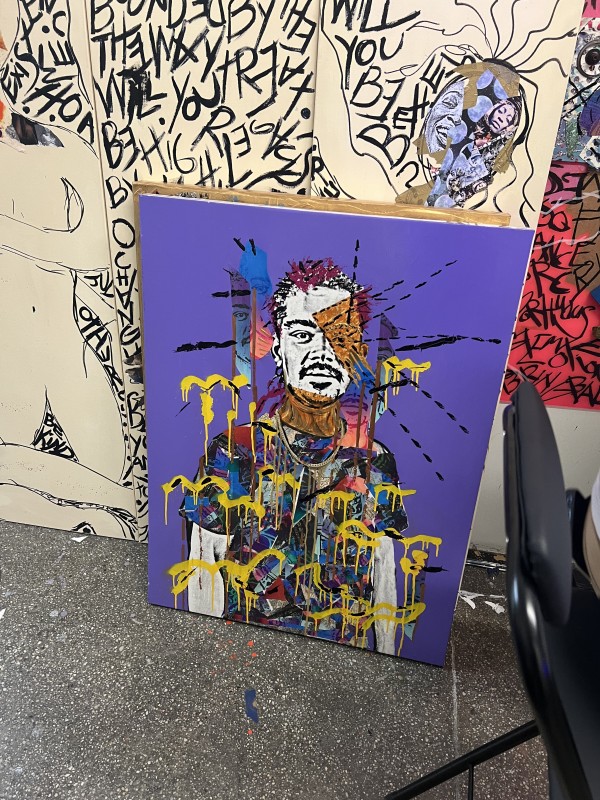 Man in Purple by Courtney Minor