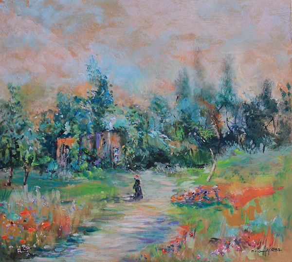 Minding Her Garden by Rita Asfour, Image 1.