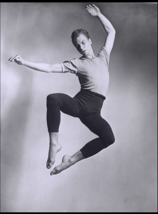 Merce Cunningham, "Leap" by Barbara Brooks Morgan