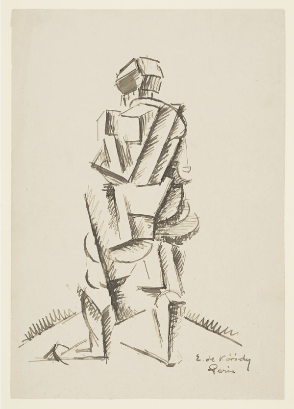 Standing Figure by Elemer de Korody
